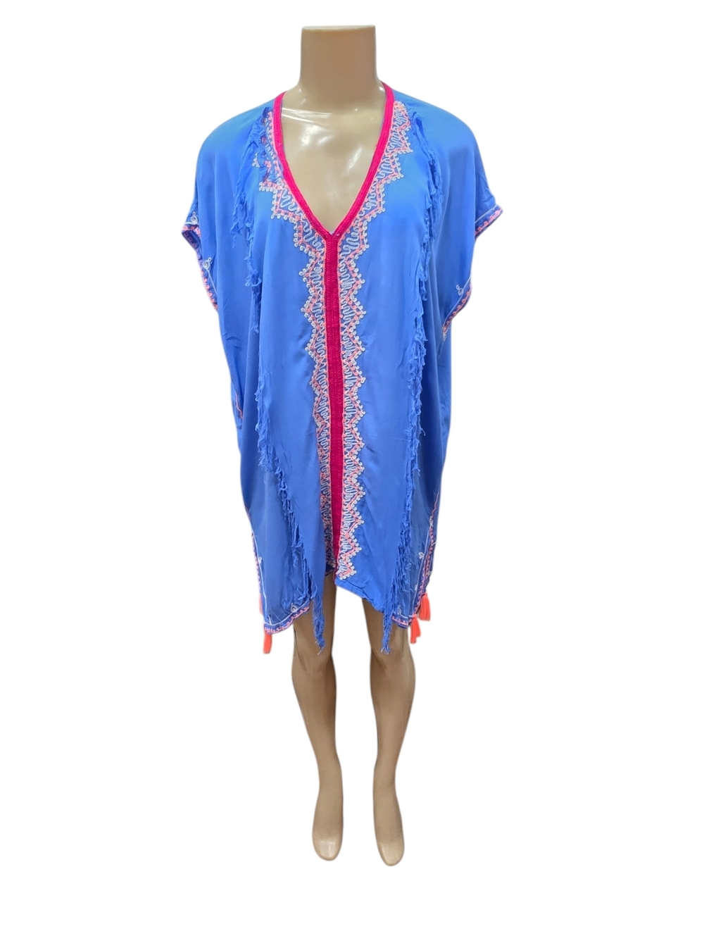 Yoa Swim Beach Cover-Up Blue One Size